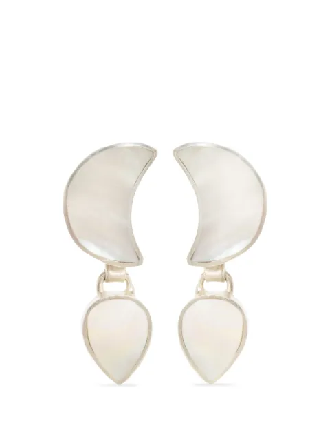 FREYA ROSE petite moon earrings