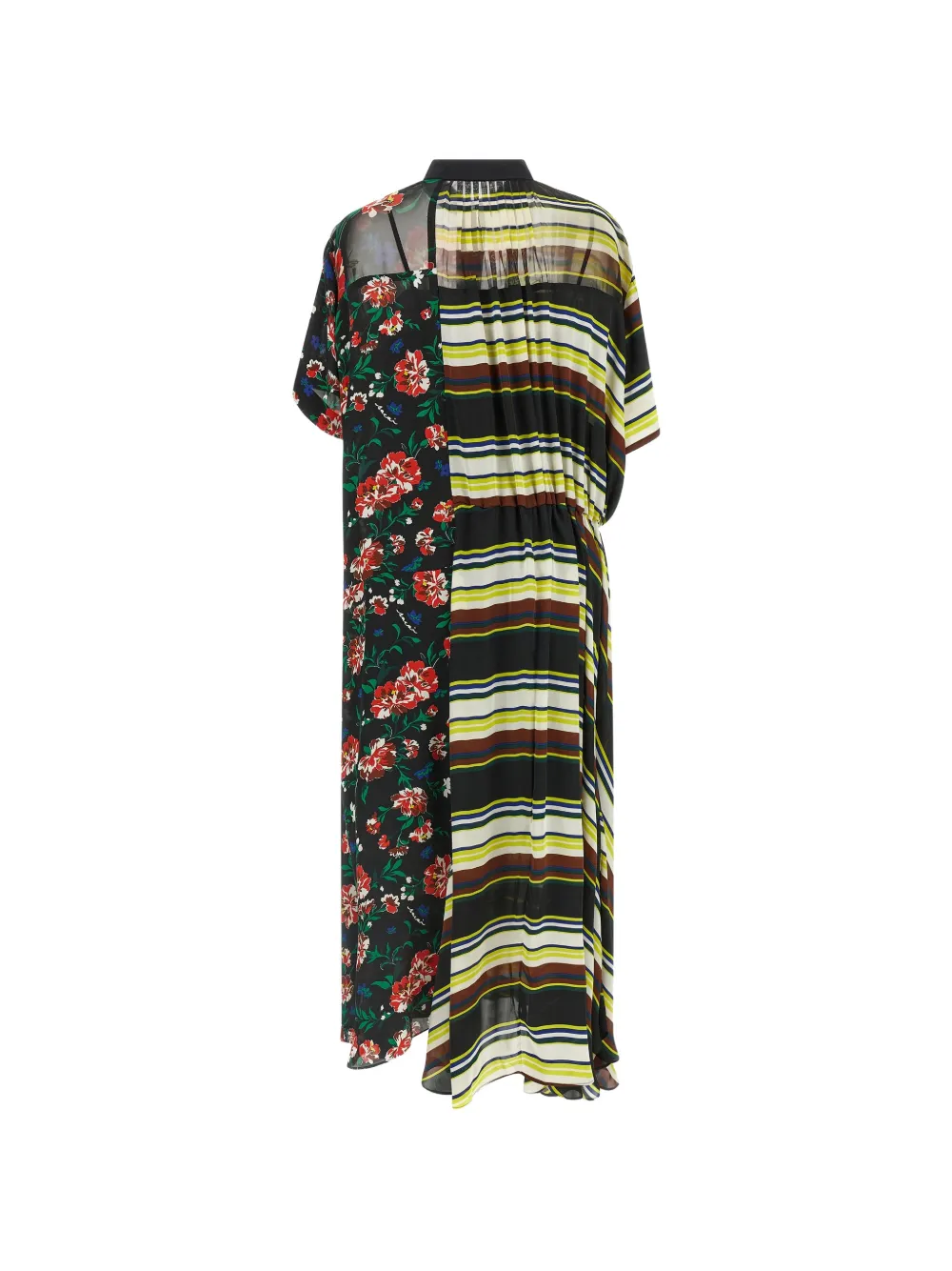 sacai Jurk met polokraag Zwart
