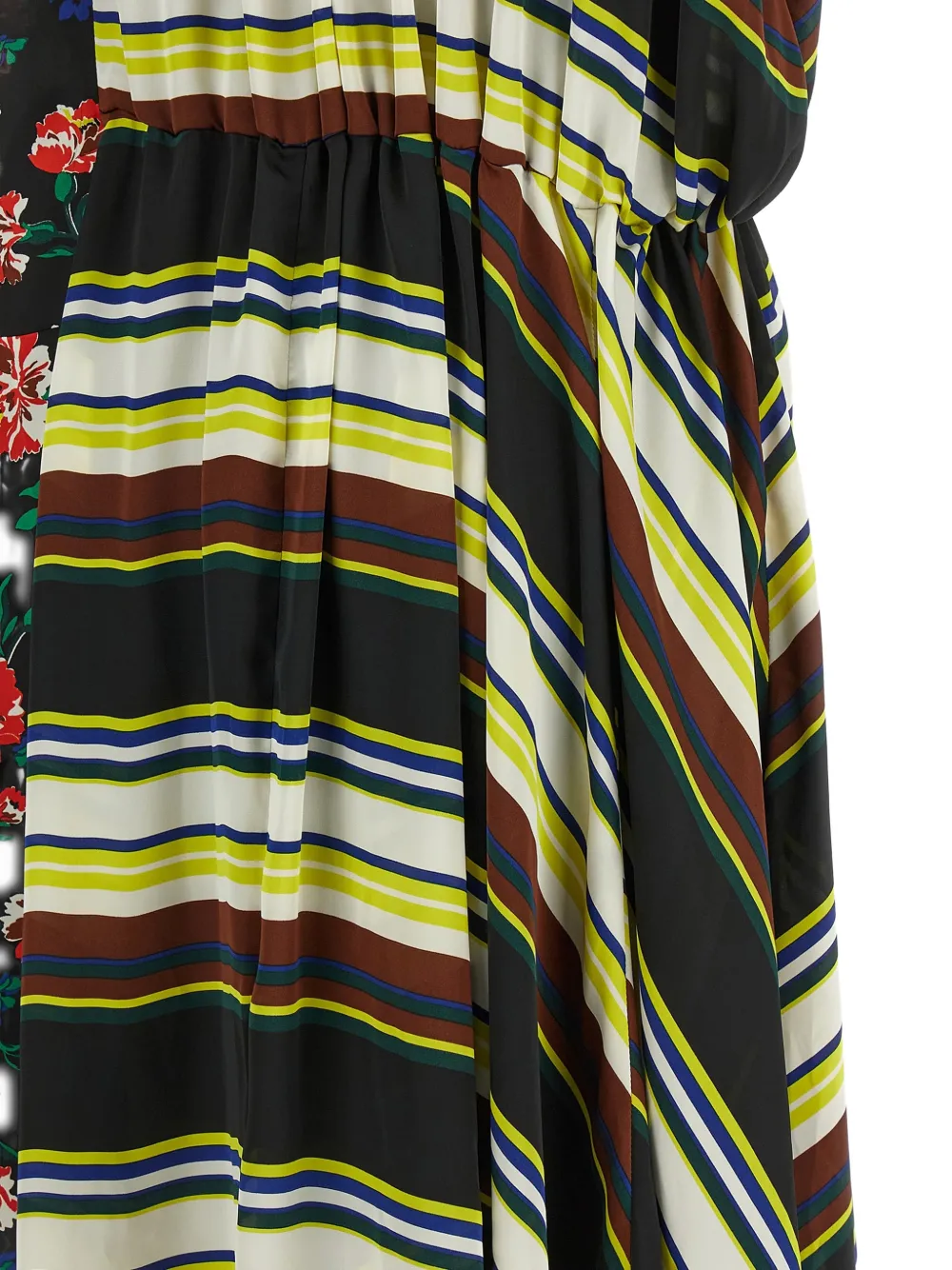 sacai Jurk met polokraag Zwart