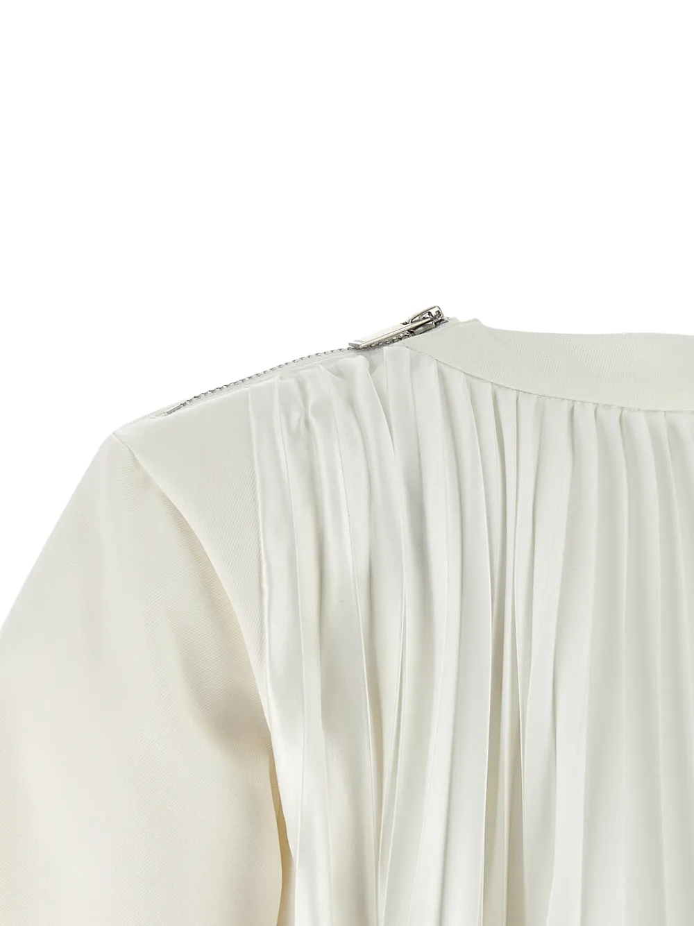 sacai Spijkerjurk Wit