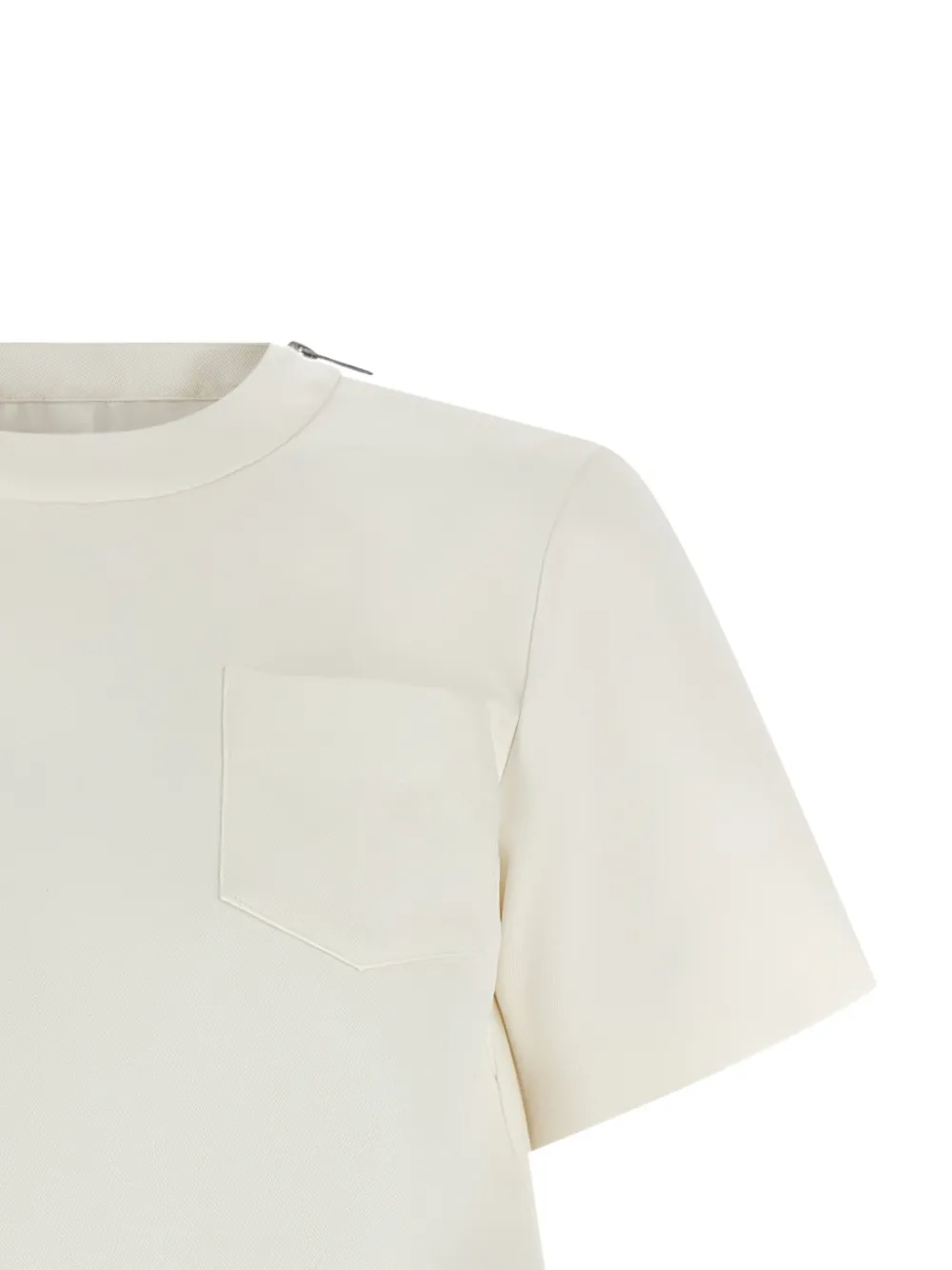 sacai Spijkerjurk Wit
