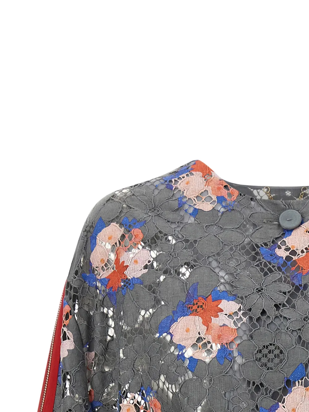 FENDI Jack met kant Grijs