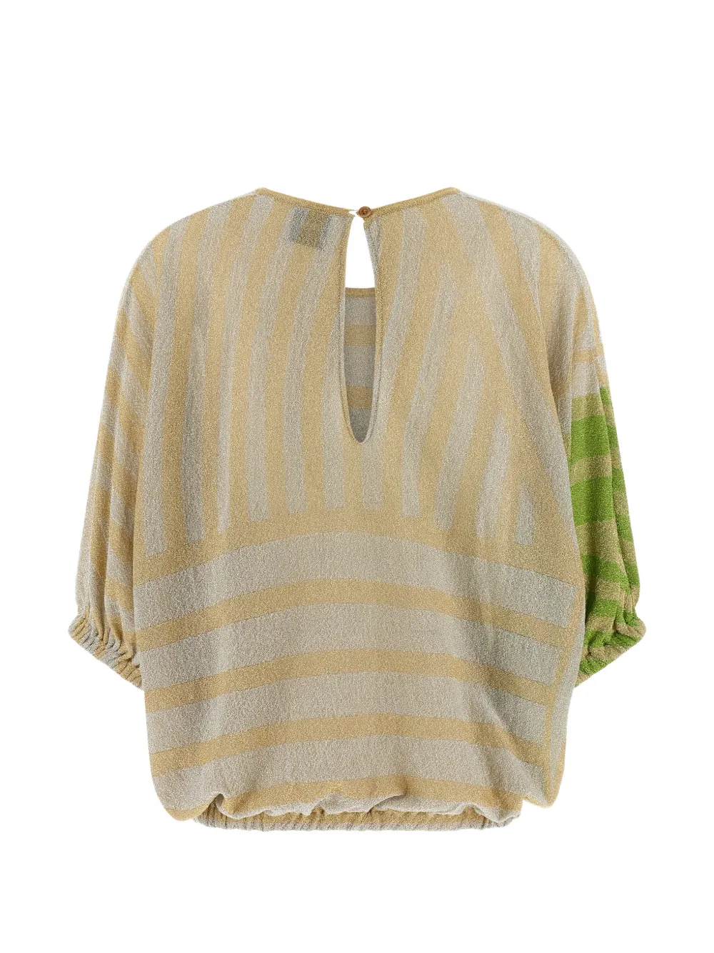 Nude Jersey A Rayas - Neutro 