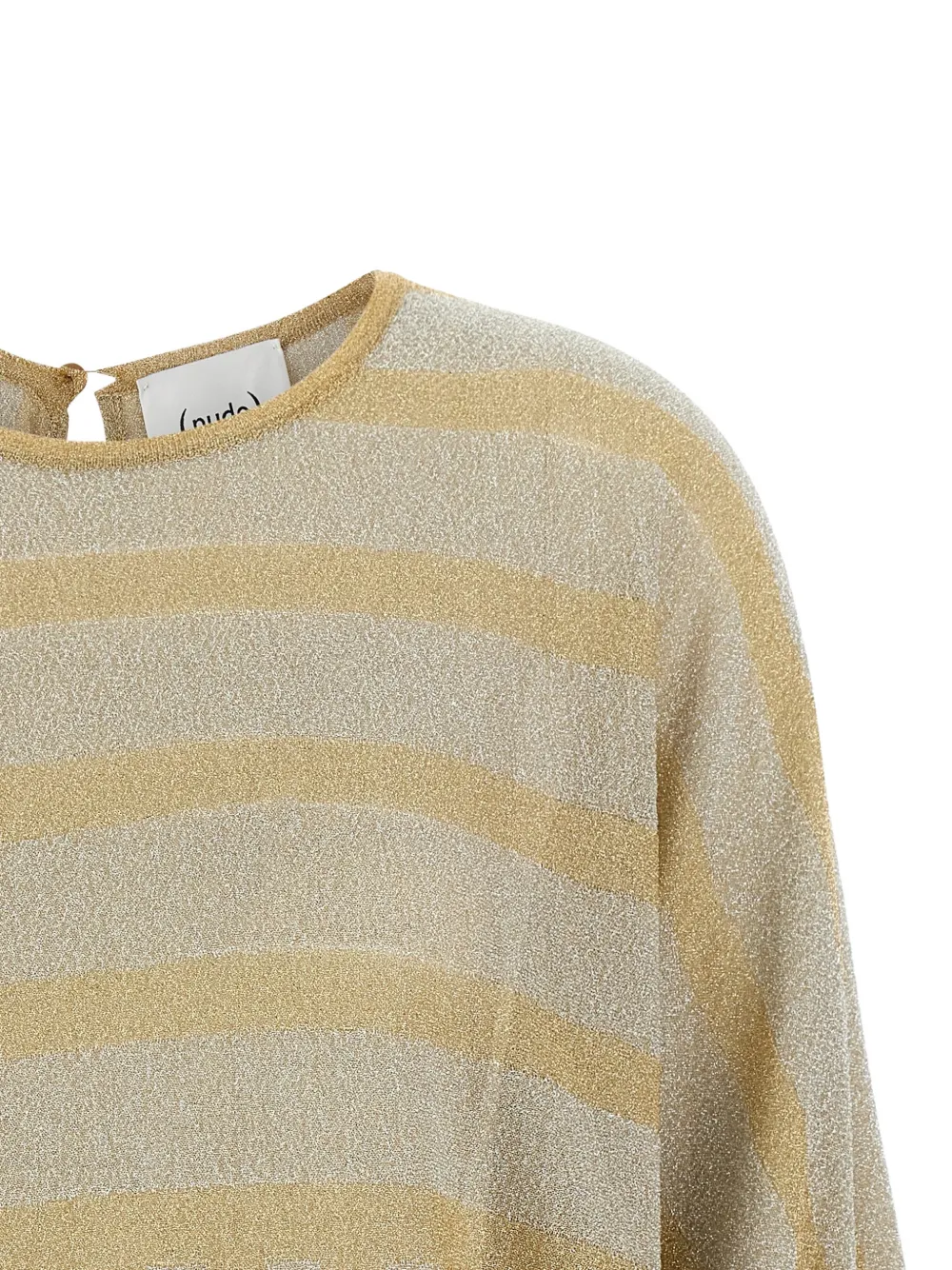  Nude Jersey A Rayas - Neutro 