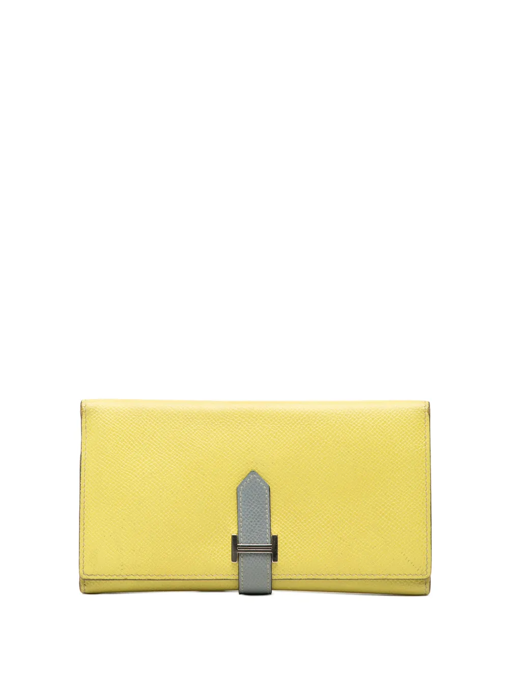 Hermès Pre-Owned 2011 Bicolor Epsom Bearn Wallet long wallets - Blau