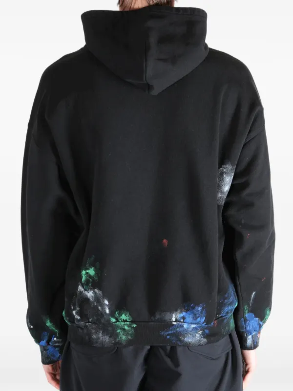 Balenciaga ペイント パーカー | ブラック | FARFETCH JP