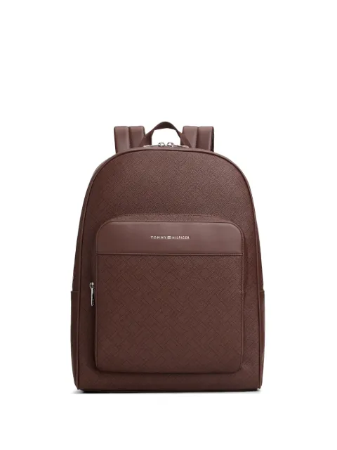 Tommy Hilfiger monogram-pattern backpack