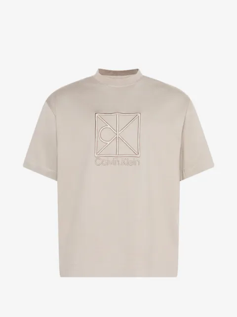 Calvin Klein logo-embroidered T-shirt
