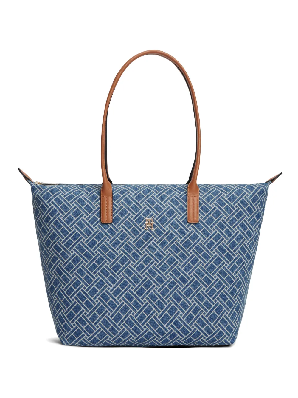Tommy Hilfiger monogram-print tote bag - Blu
