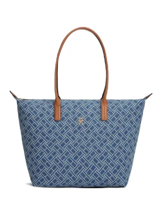 Tommy Hilfiger モノグラム ハンドバッグ | ブルー | FARFETCH JP