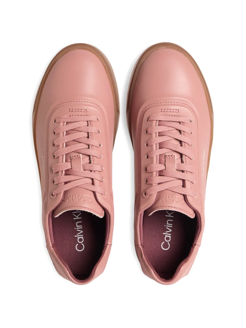 Calvin Klein Brooke sneakers met logodetail Roze