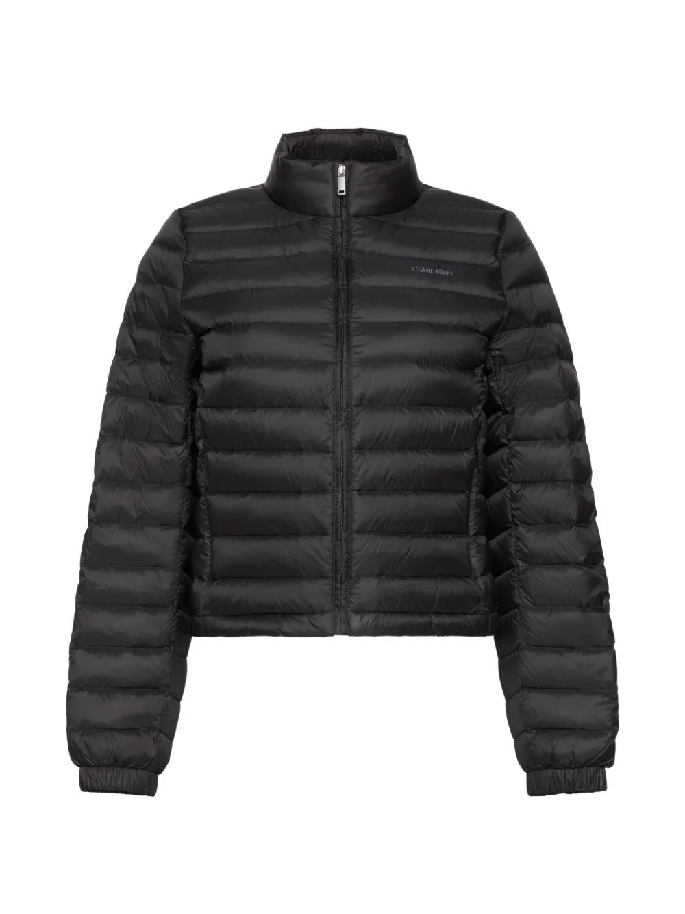 Calvin Klein logo-print puffer jacket - Nero
