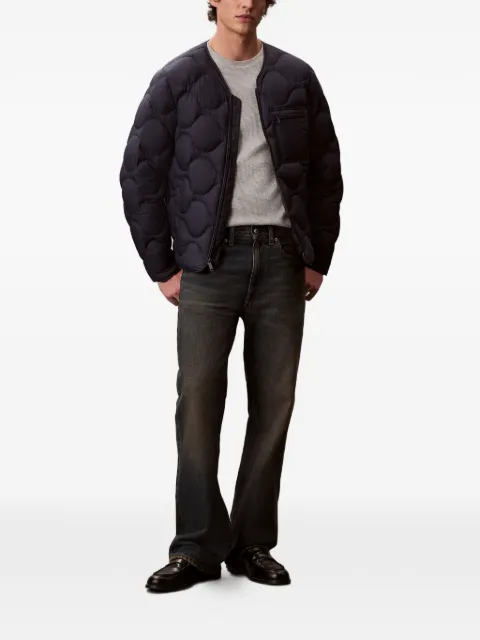 Calvin Klein quilted-finish zip-up jacket