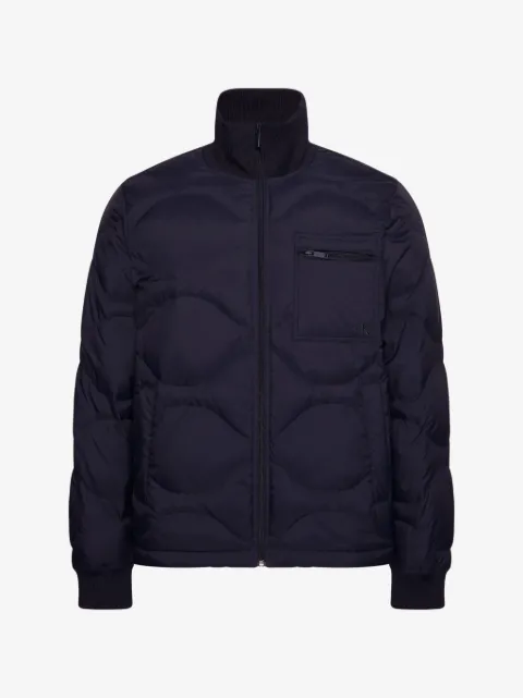 Calvin Klein quilted-finish zip-up jacket