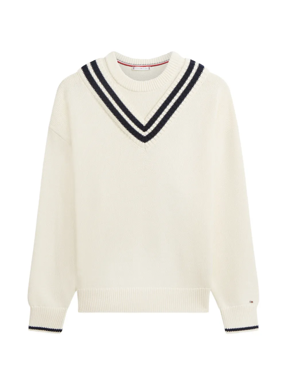 Tommy Hilfiger stripe-detail sweater - Toni neutri