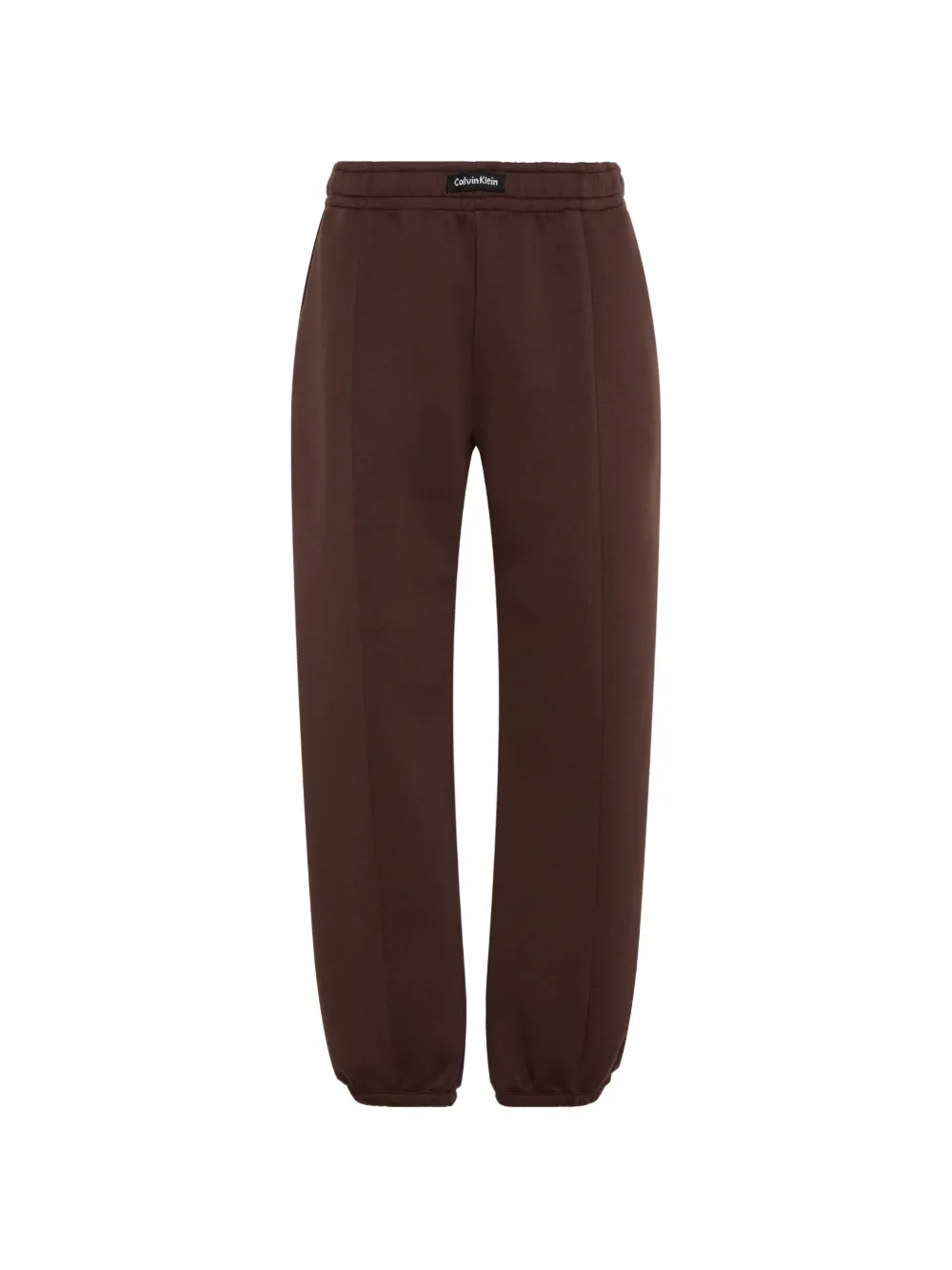 Calvin Klein logo-patch relaxed-fit track pants - Marrone