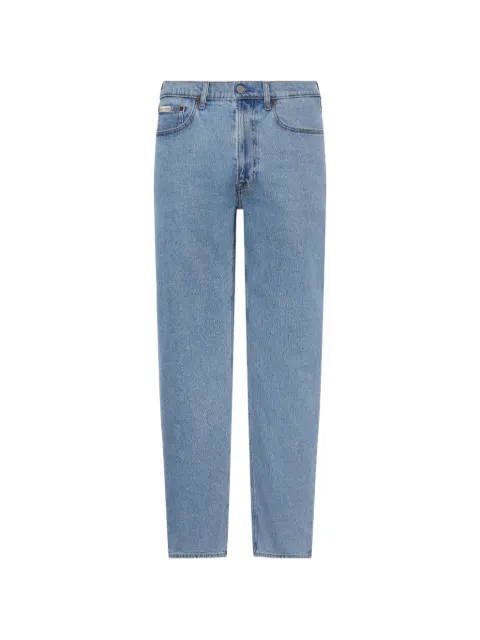 Calvin Klein logo-patch jeans