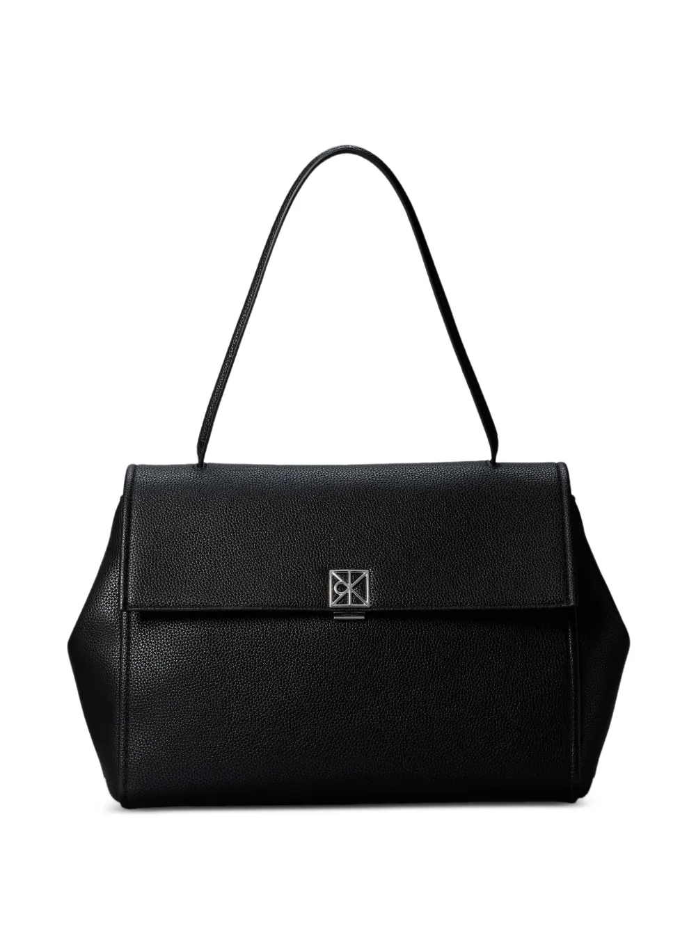 Calvin Klein logo-plaque shoulder bag - Nero