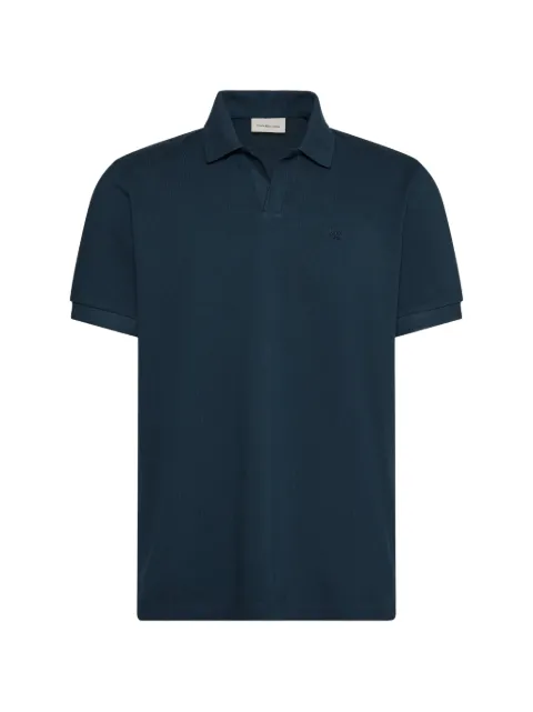 Calvin Klein logo-embroidered polo shirt