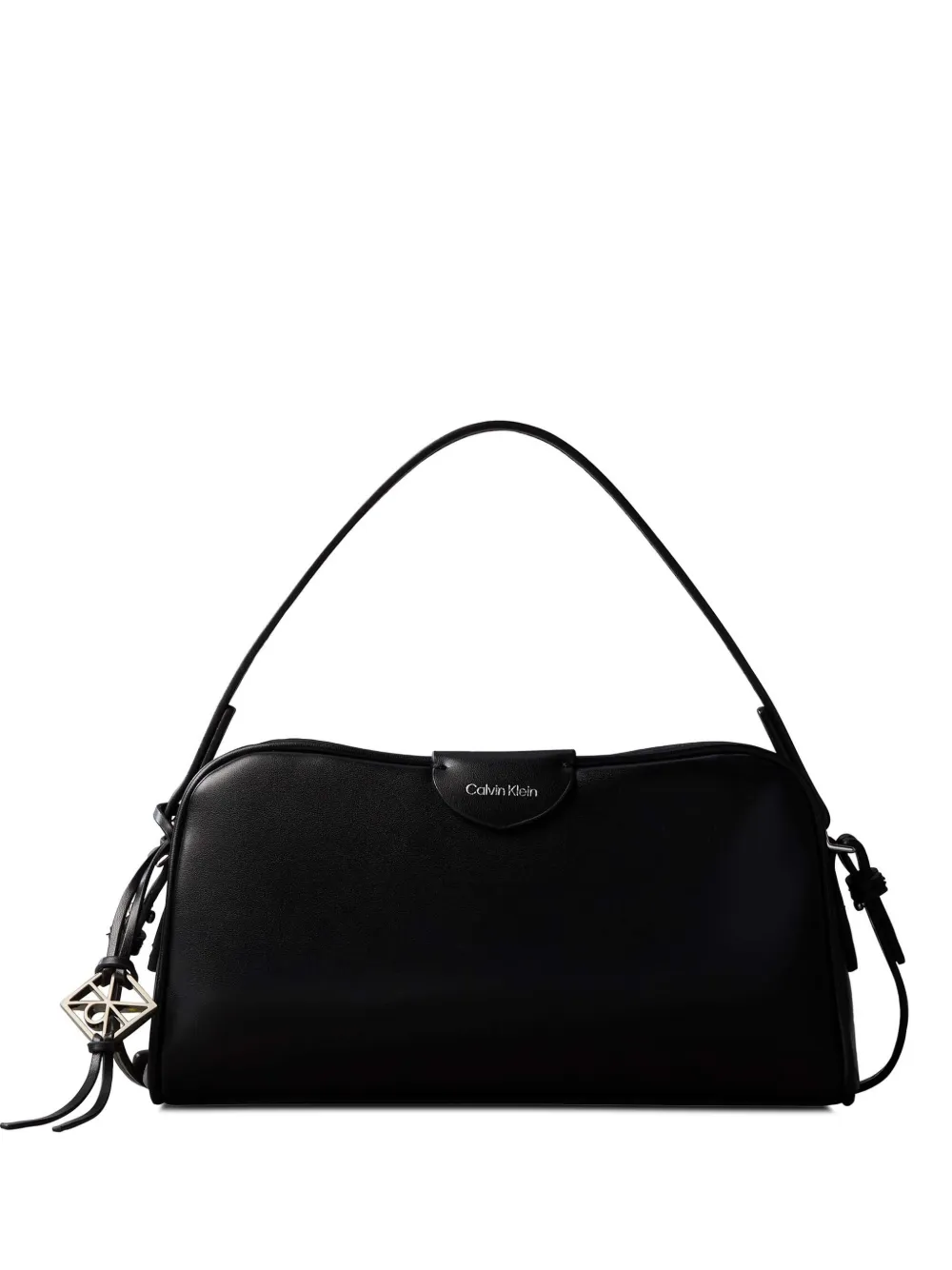 Calvin Klein logo-charm shoulder bag - Nero