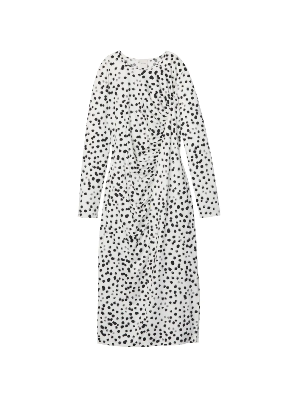Calvin Klein printed midi dress - Bianco