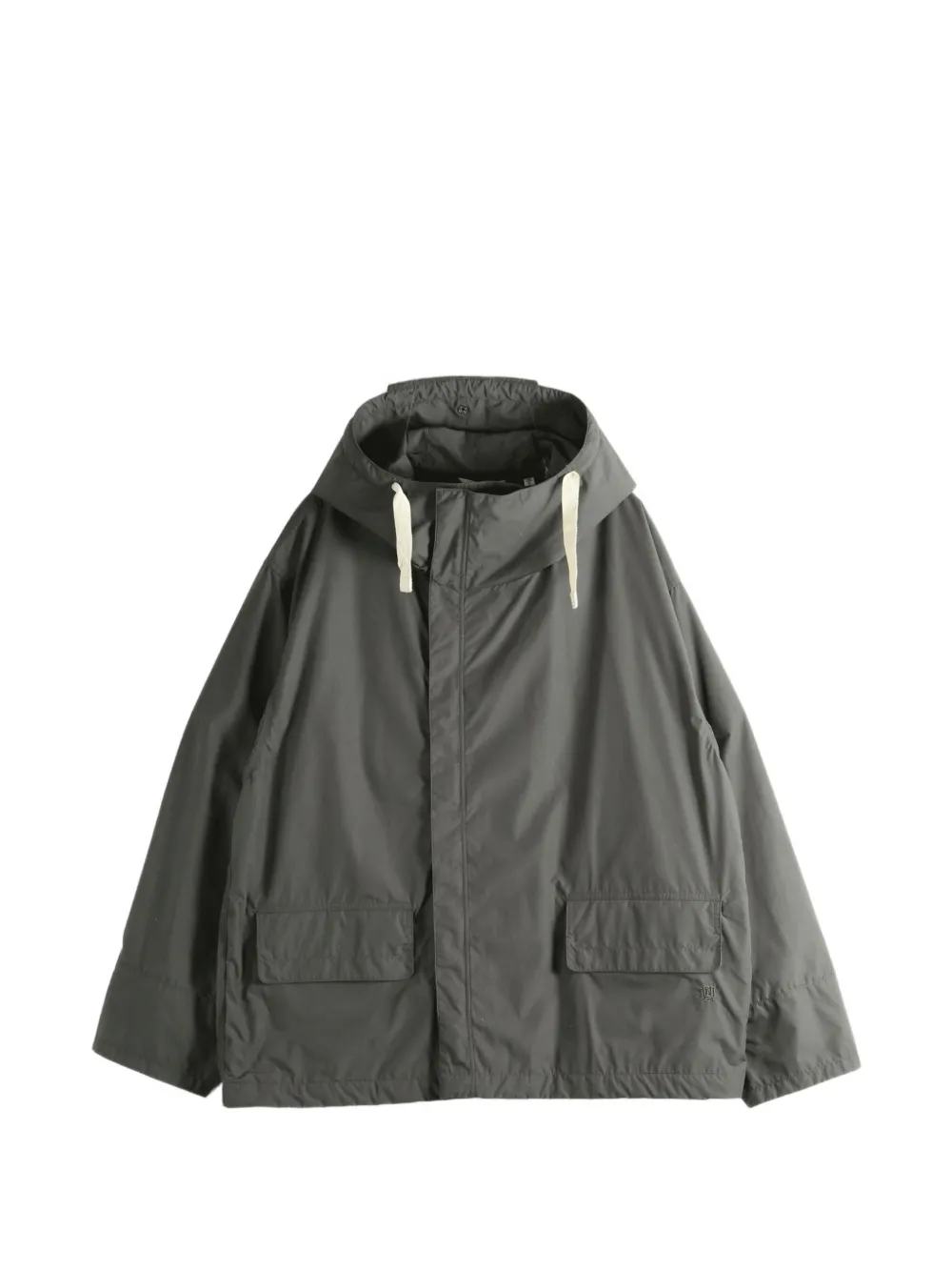 Nanamica drawstring-hooded flap-pocket jacket - Grigio