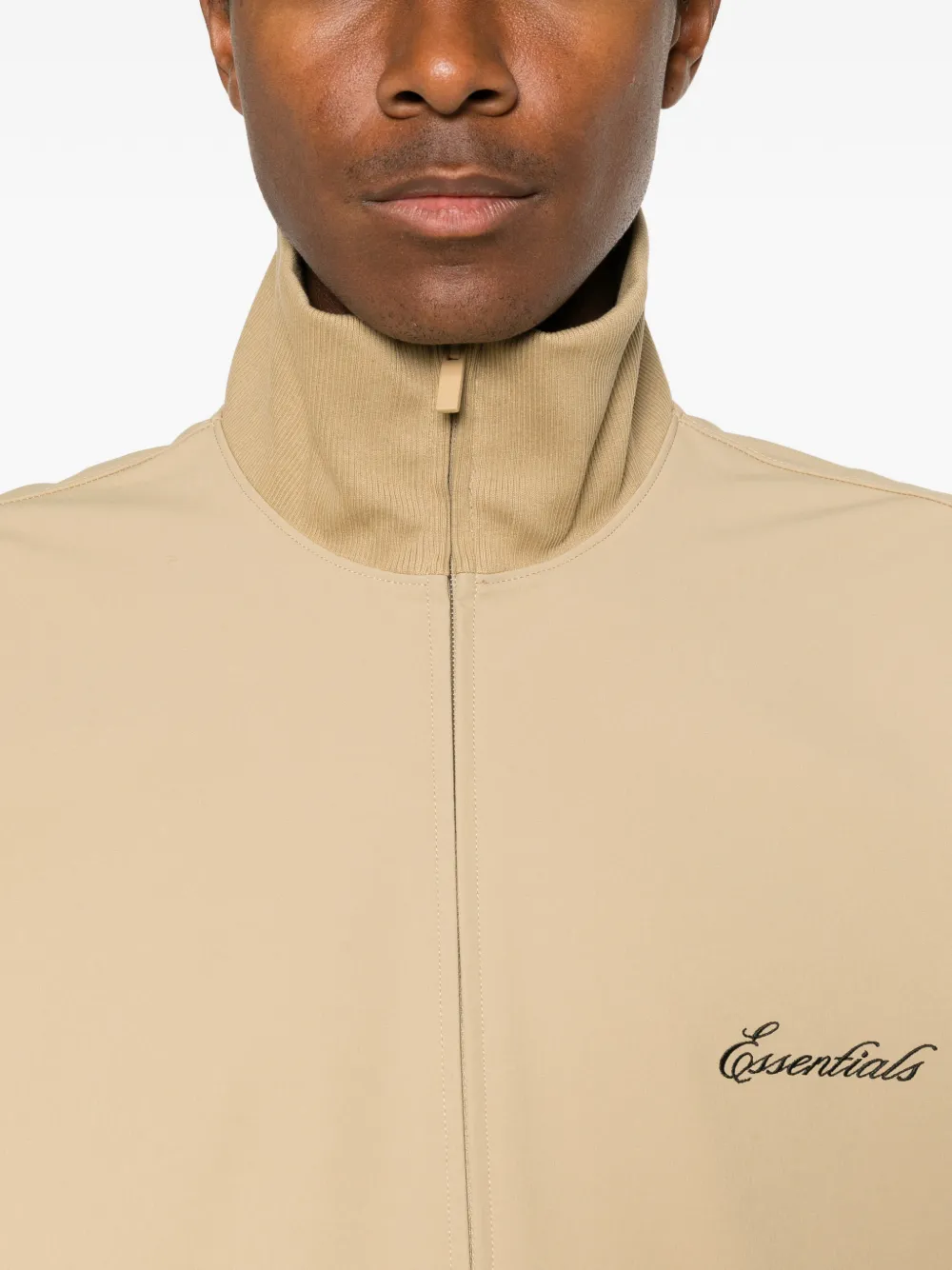 FEAR OF GOD ESSENTIALS Jack met kenmerkend geborduurd logo Beige