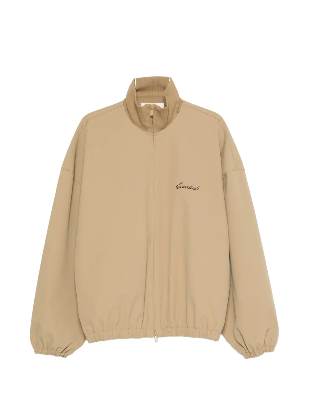 FEAR OF GOD ESSENTIALS logo-embroidered Jacket | Neutrals | FARFETCH UK
