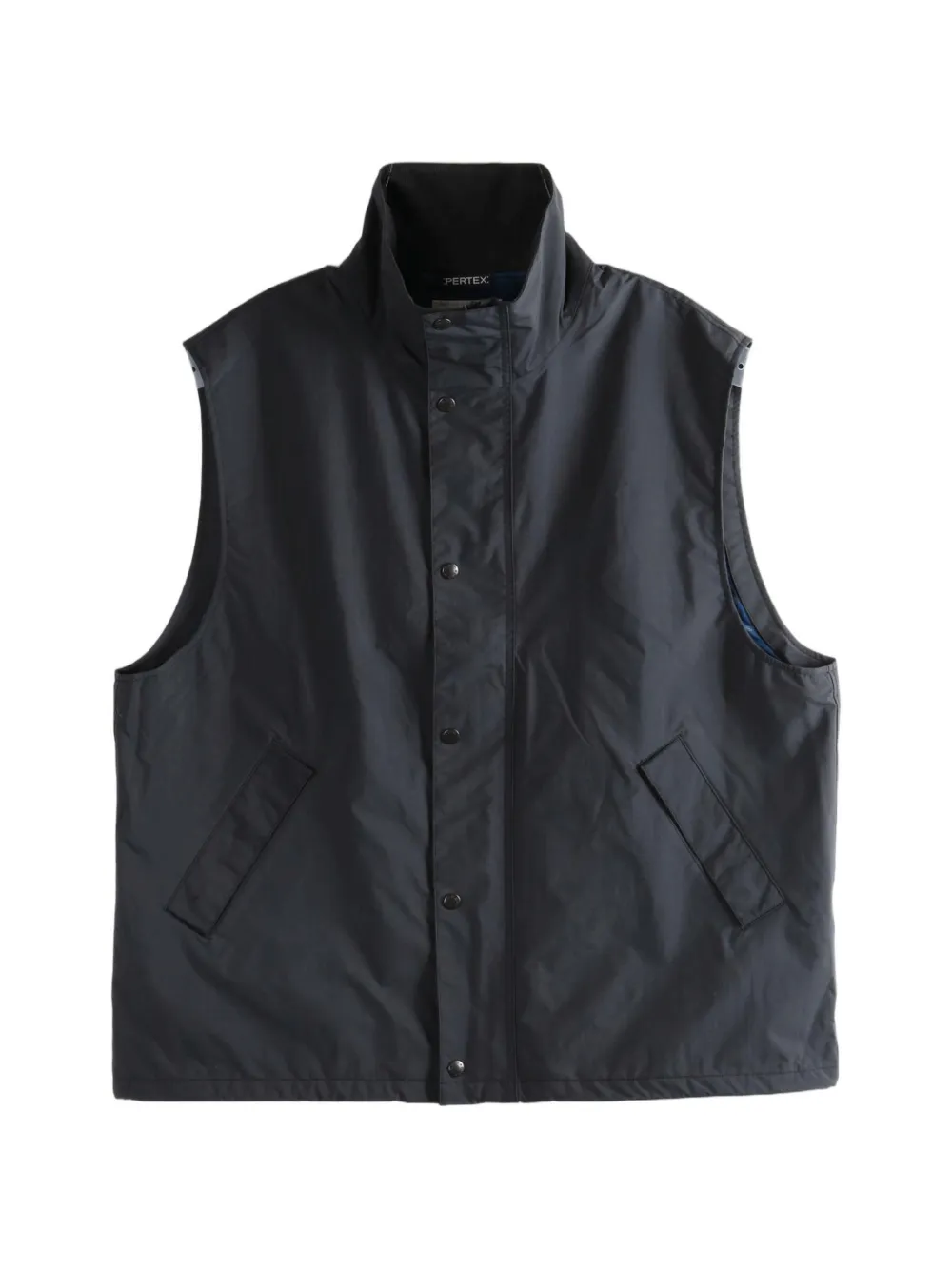 Nanamica hooded press-stud gilet - Nero