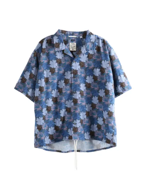Nanamica Nanaloha floral-print short-sleeve shirt