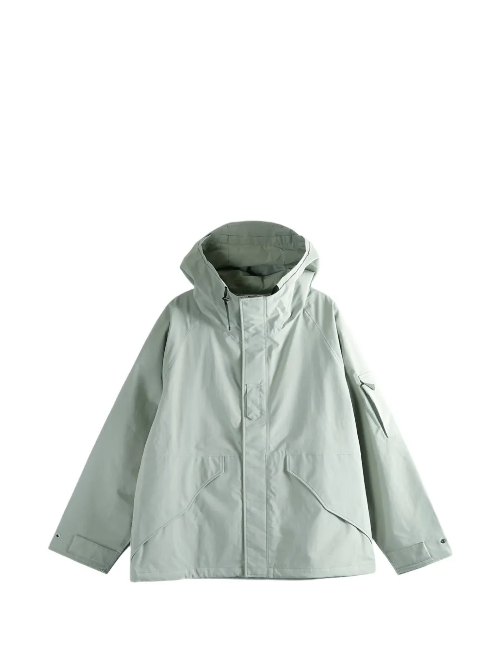 Nanamica hooded raglan-sleeve jacket - Verde