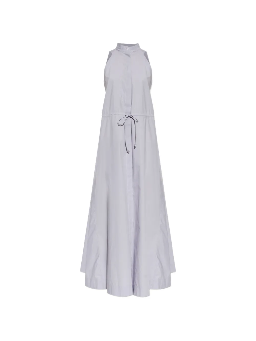 Emporio Armani drawstring-waist halterneck dress - Viola