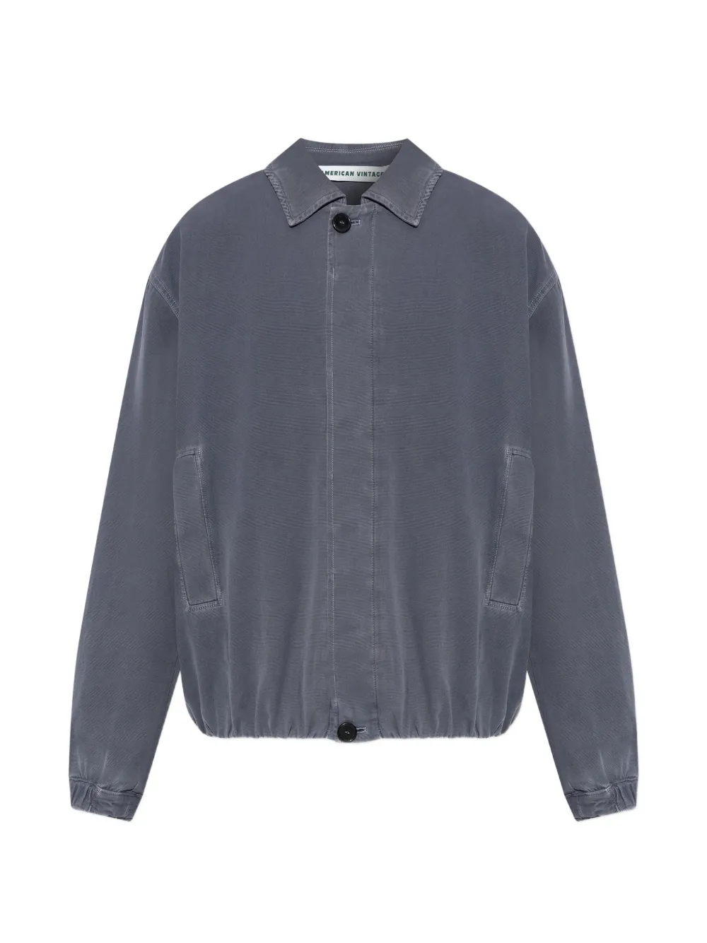 American Vintage Lycaz button-up elasticated jacket - Grigio