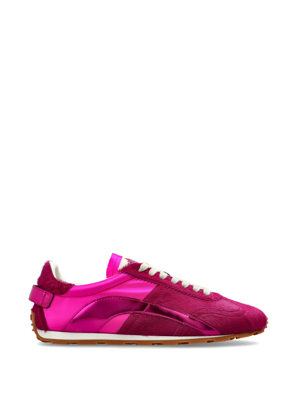 DSQUARED2 DC-642 pony-hair sneakers Roze
