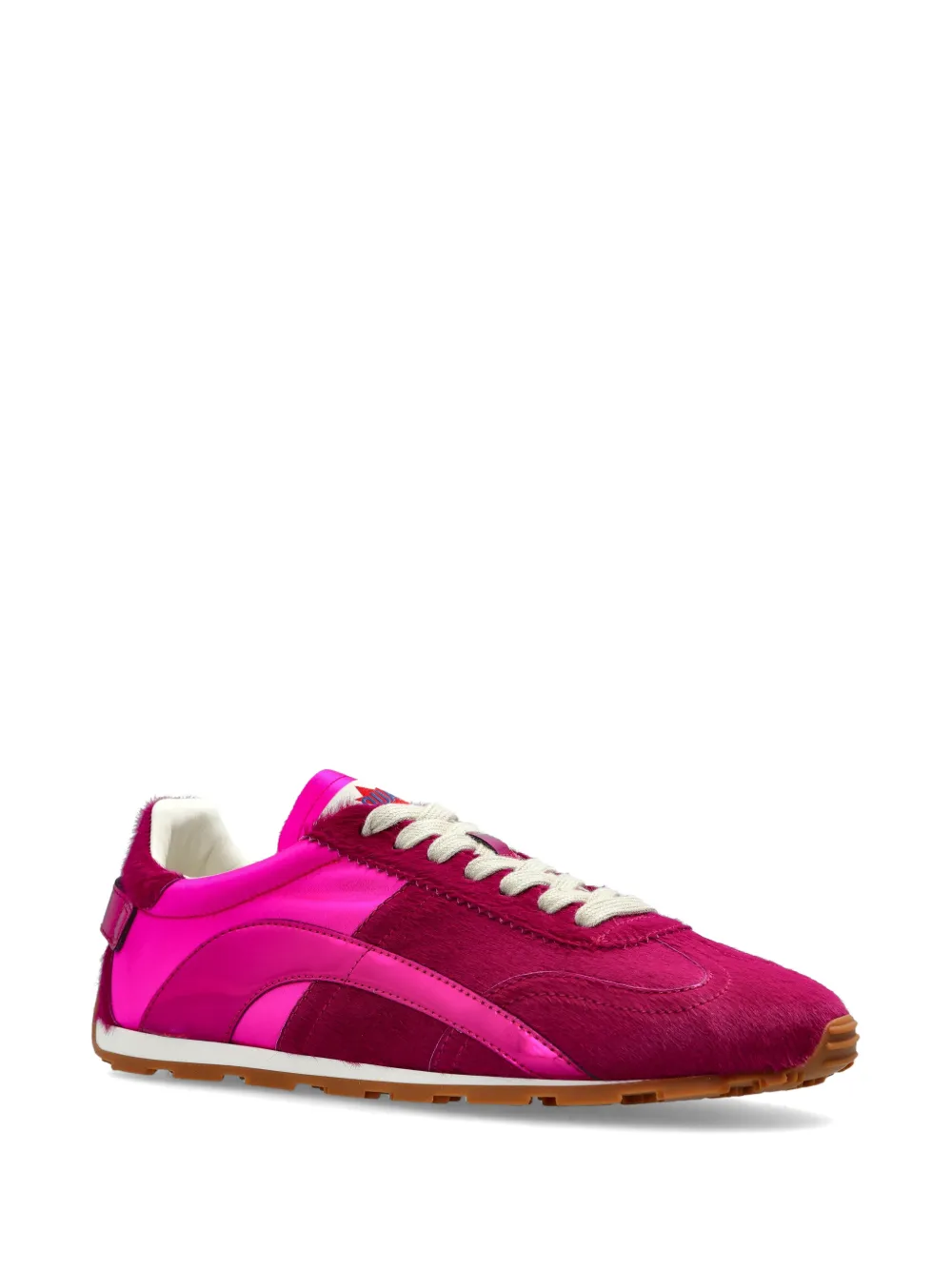 DSQUARED2 DC-642 pony-hair sneakers Roze