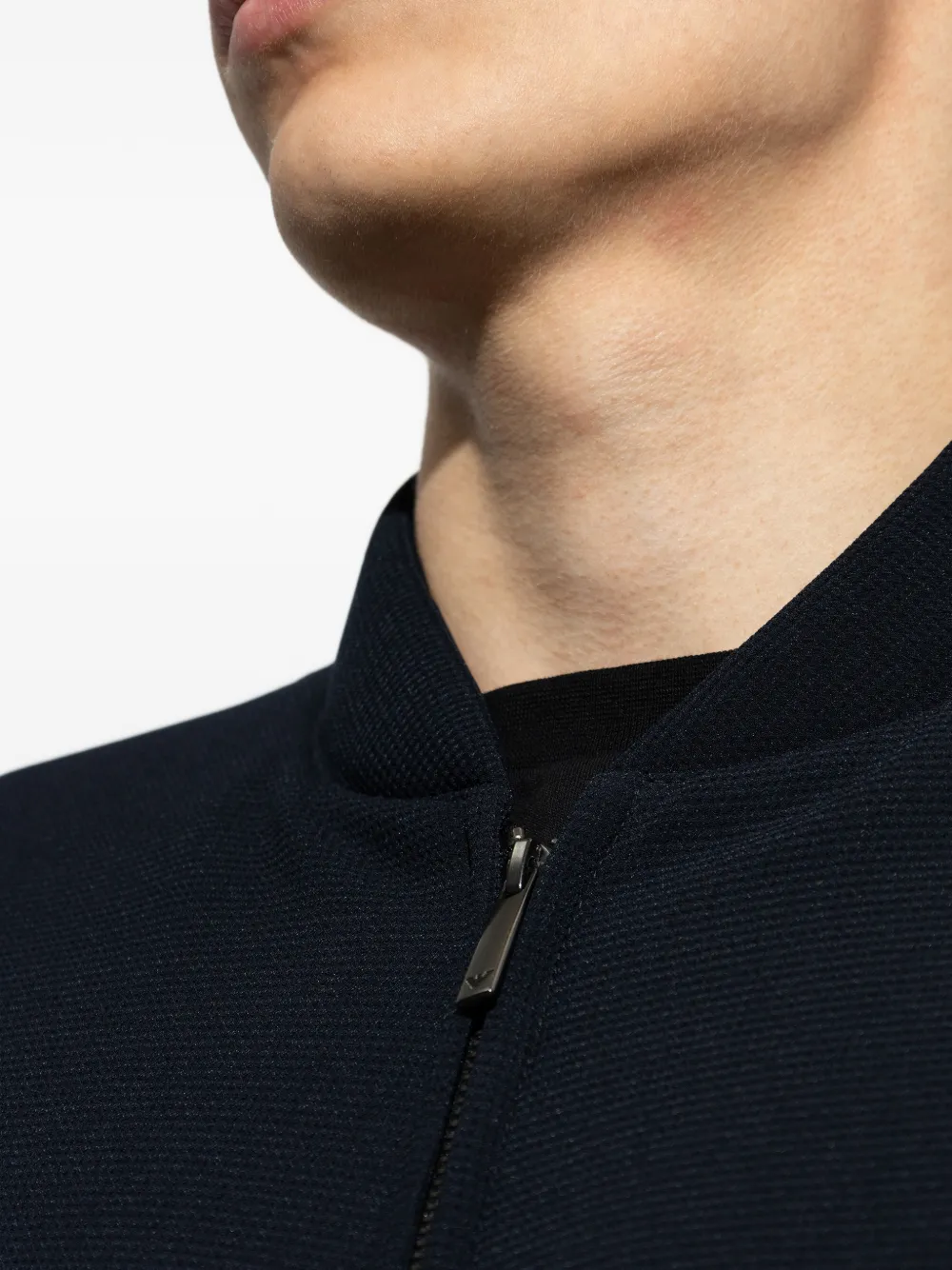 Emporio Armani Bomberjack met rits Blauw
