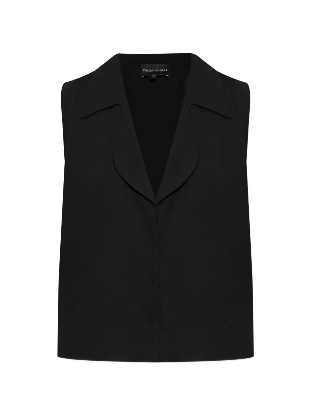 Emporio Armani V-neck waistcoat - Black