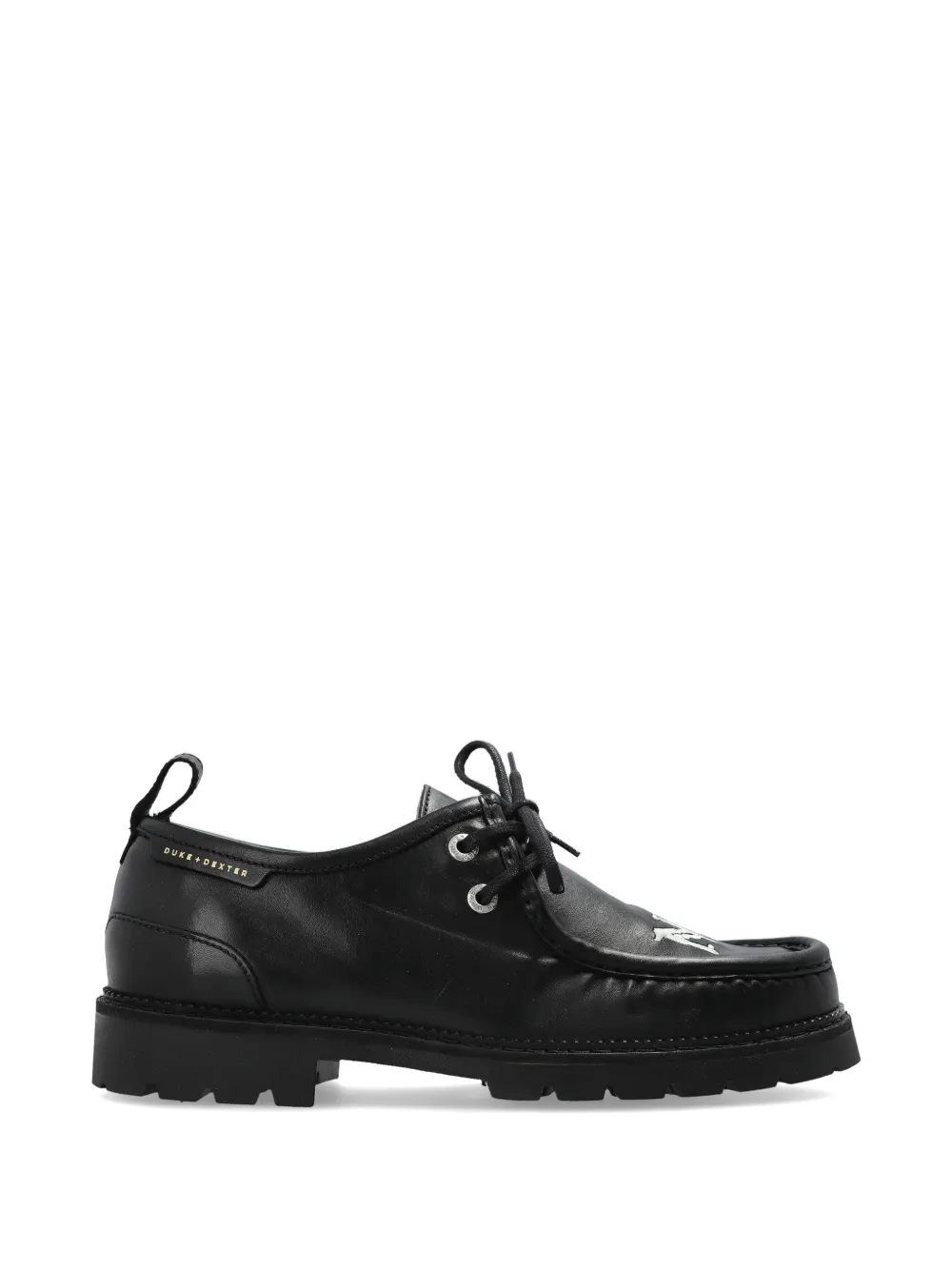 DUKE & DEXTER Moby NY-embroidered boots - Nero