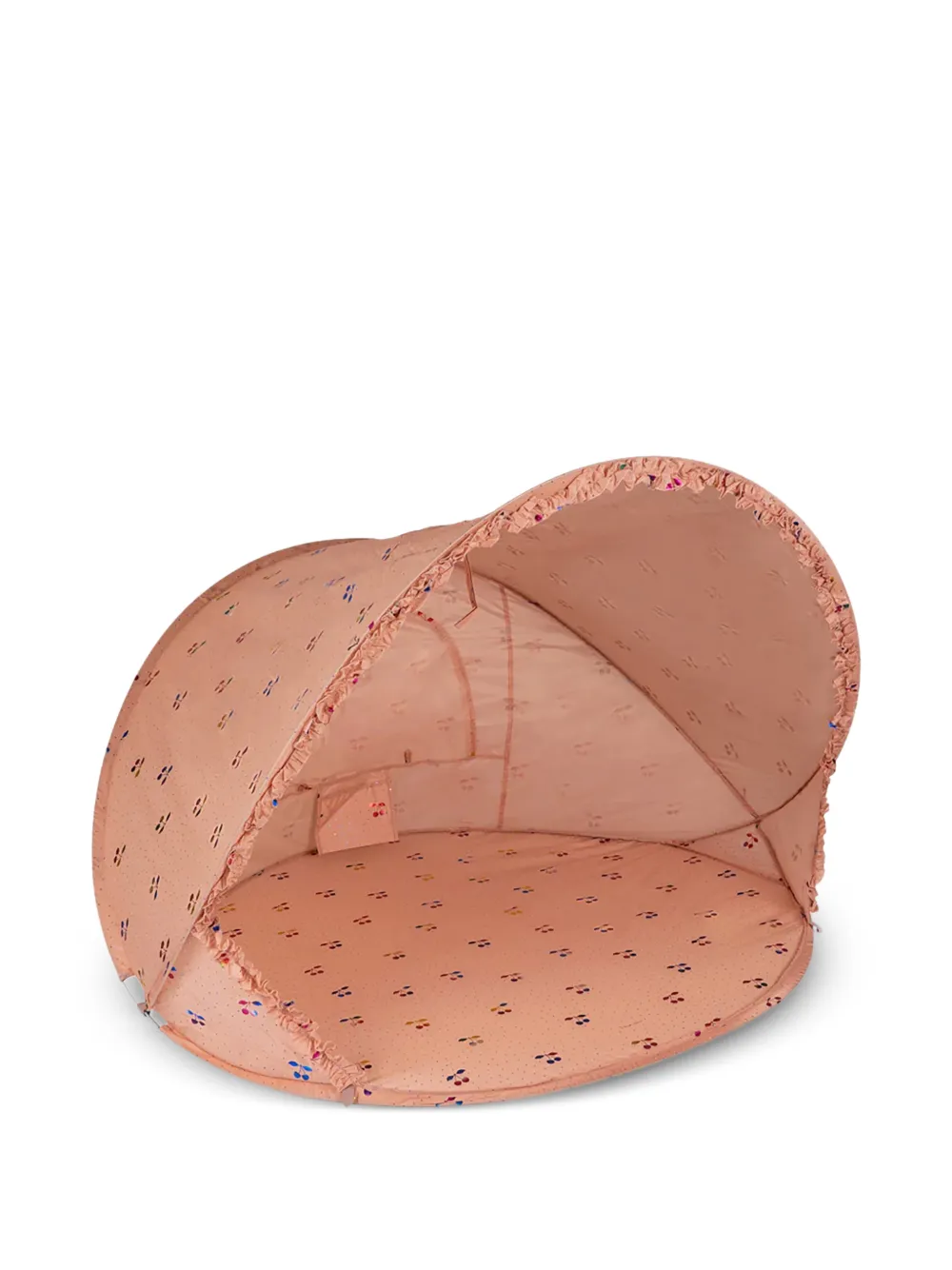 Konges Sløjd cherry-print ruffled toy - Rosa