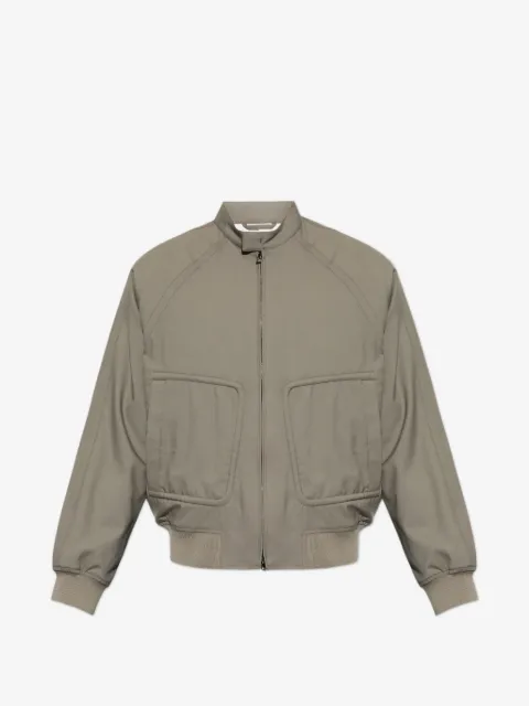 Emporio Armani zip-up virgin-wool jacket