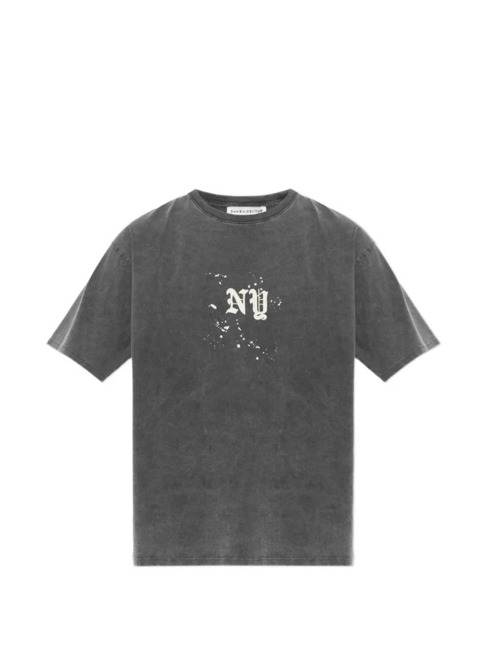 DUKE & DEXTER acid-wash graphic-print T-shirt - Grigio