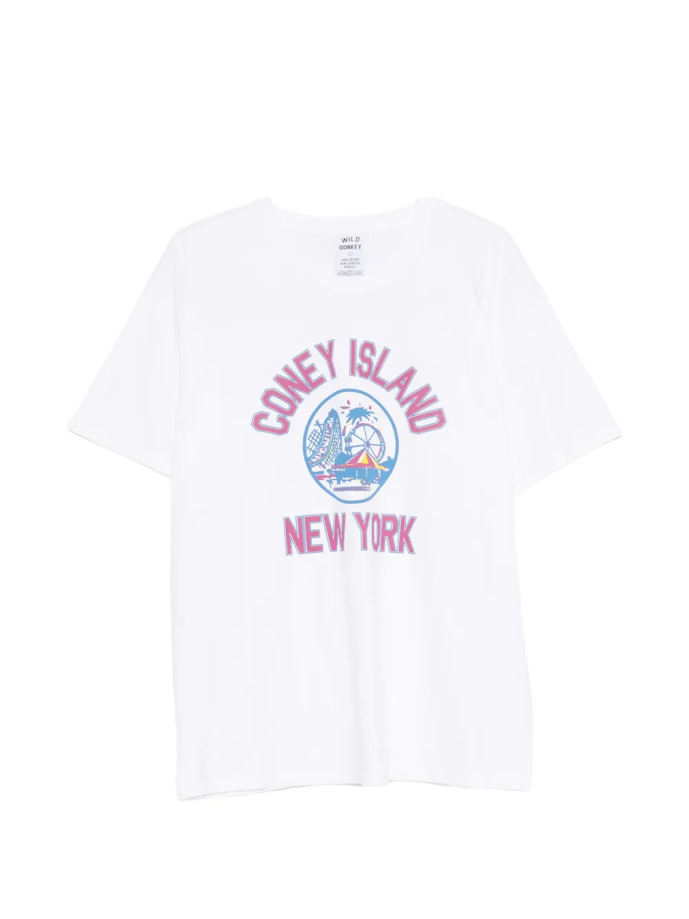 Wild Donkey graphic-print T-shirt - Bianco