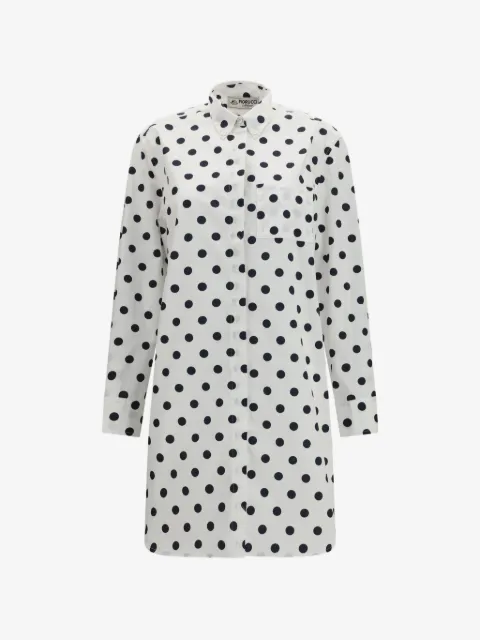 Fiorucci polka-dot shirt dress