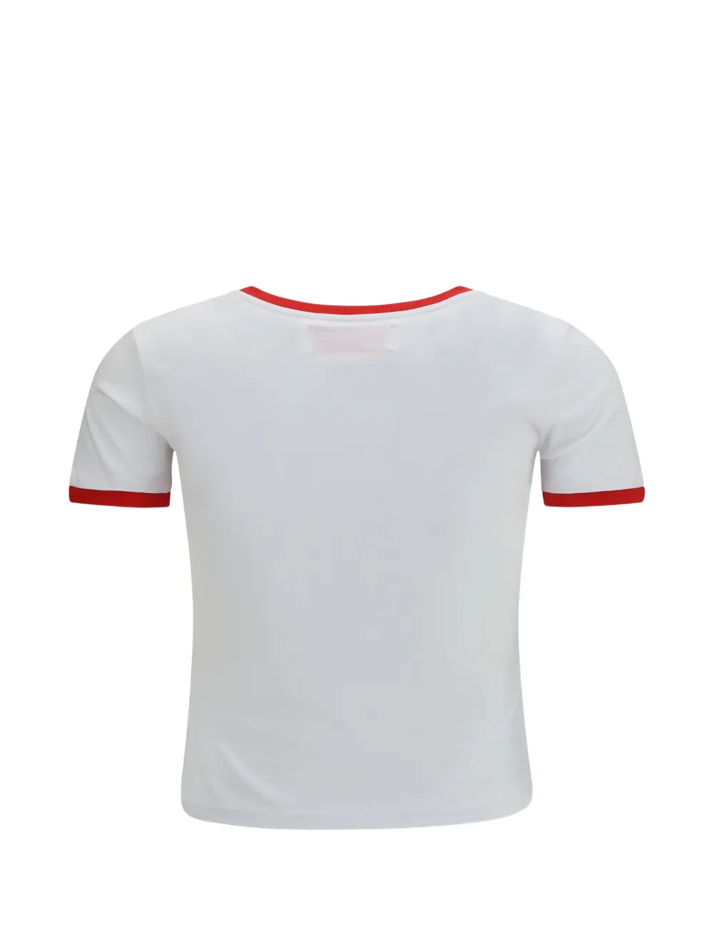 Fiorucci Cropped T-shirt met logoprint Wit
