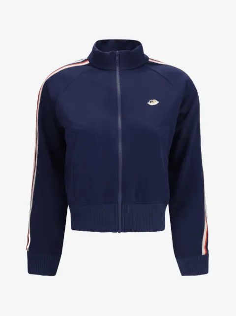 Fiorucci sweat zippé à écusson anges