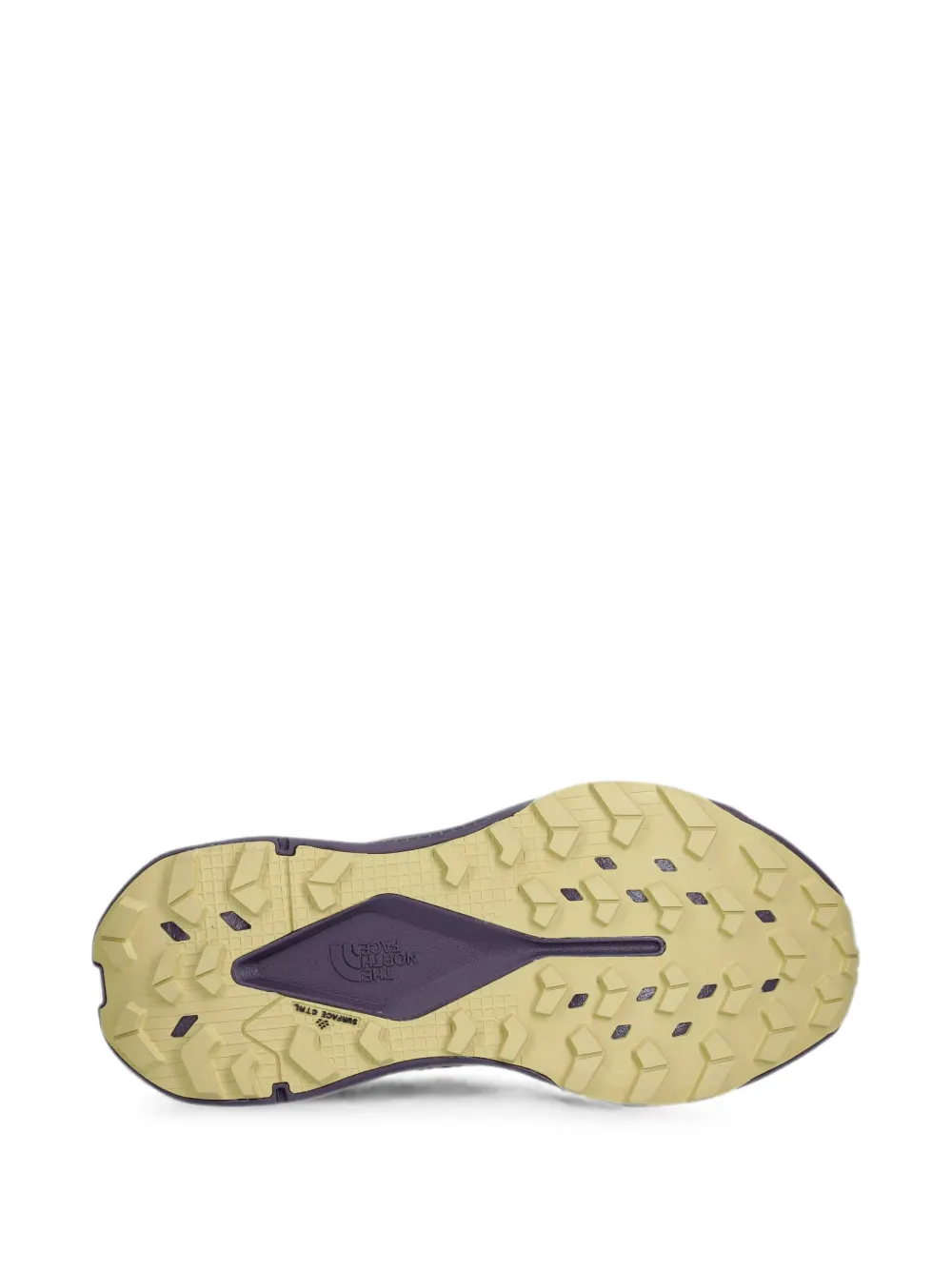 The North Face logo-print panelled sneakers Grijs