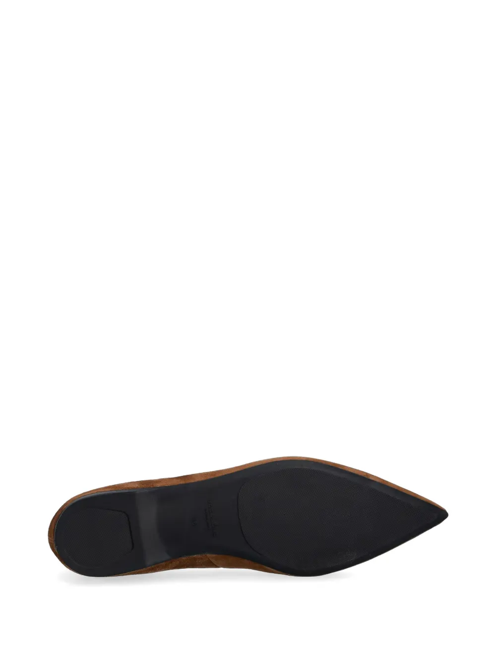 VAGABOND Hermine suède pumps met puntige neus Bruin