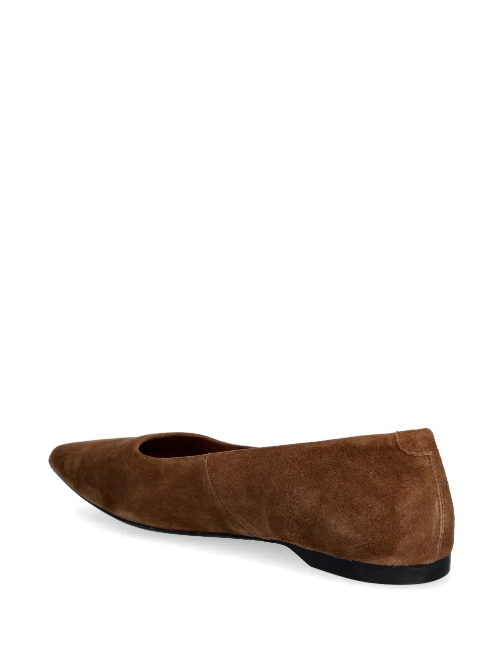VAGABOND Hermine suède pumps met puntige neus Bruin