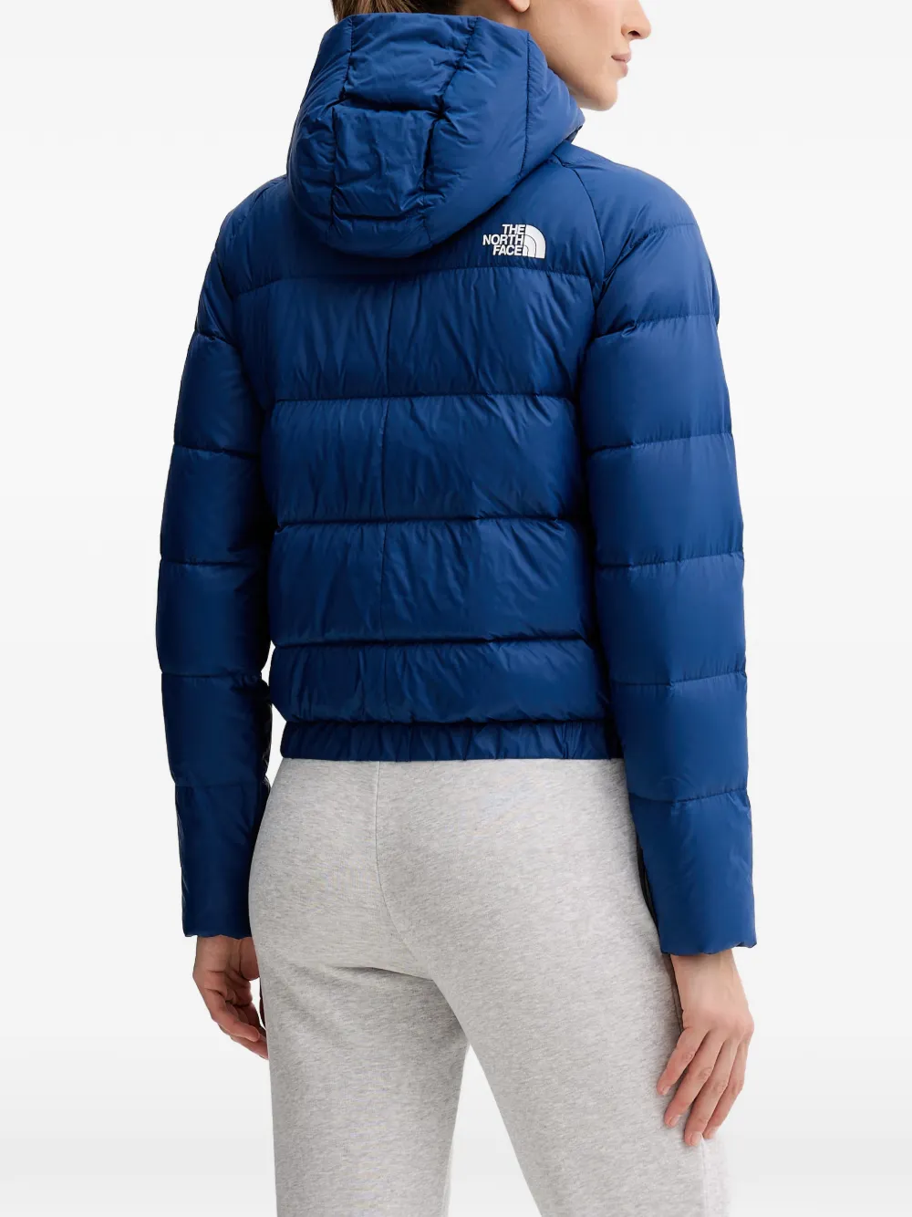 The North Face Hyalite gewatteerd donsjack met capuchon Blauw