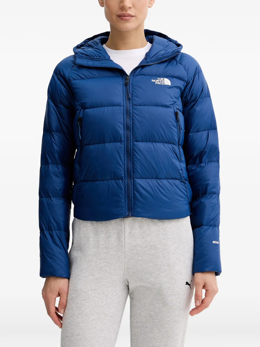 The North Face Hyalite quilted hooded puffer jacket - Blue